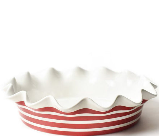 Coton Colors Red Stripe Pie dish