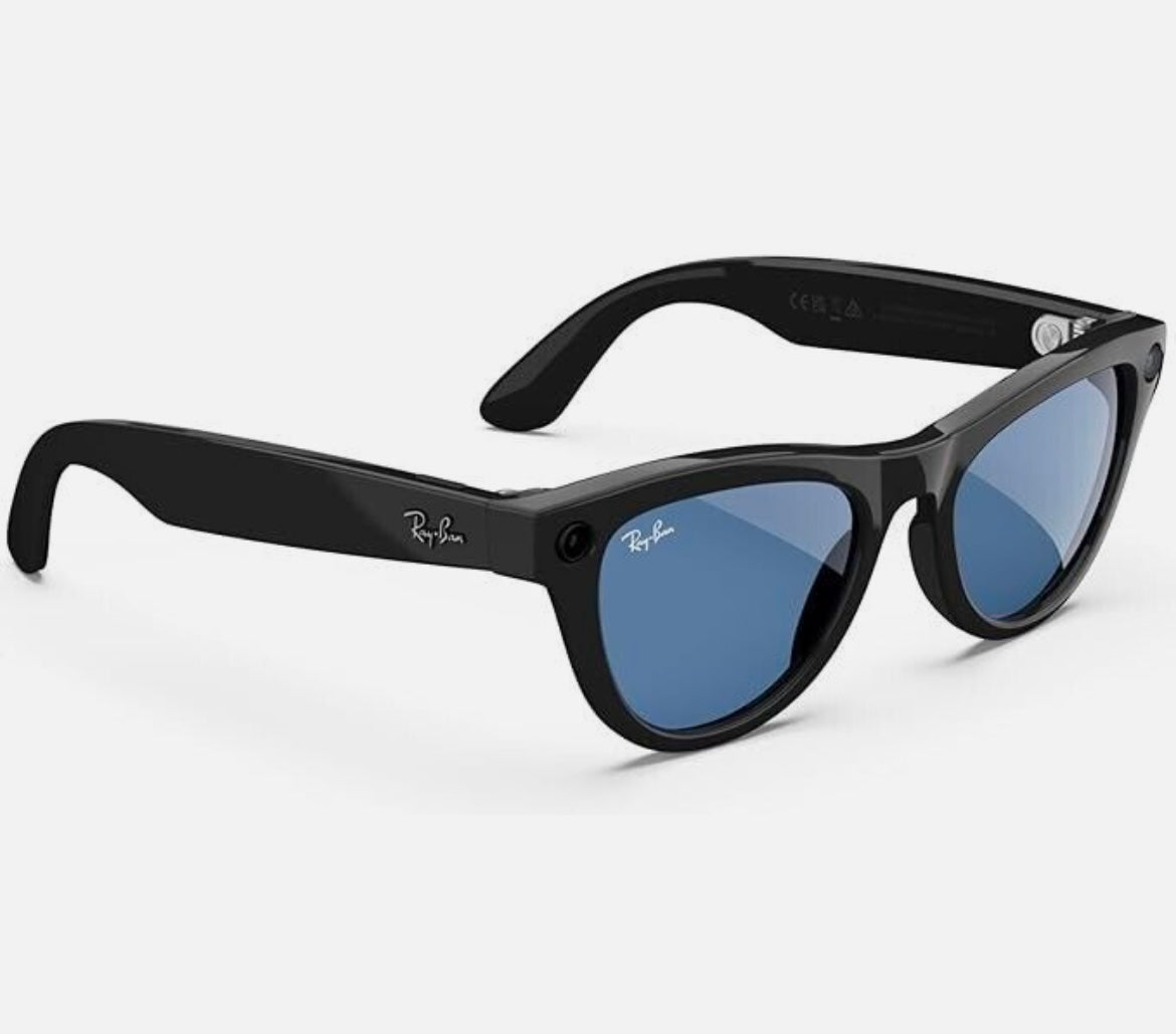 Ray Ban Skyler Meta Smart Sunglasses w Transition Lenses in Cerulean Blue