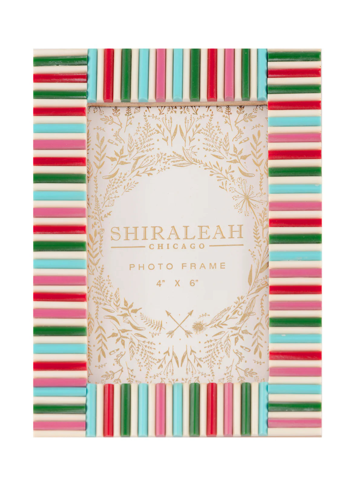 Viva 4X6 Mosaic Stripes Picture Frame