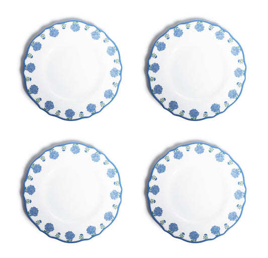 Hydrangea Melamine Plate (Set of 4)