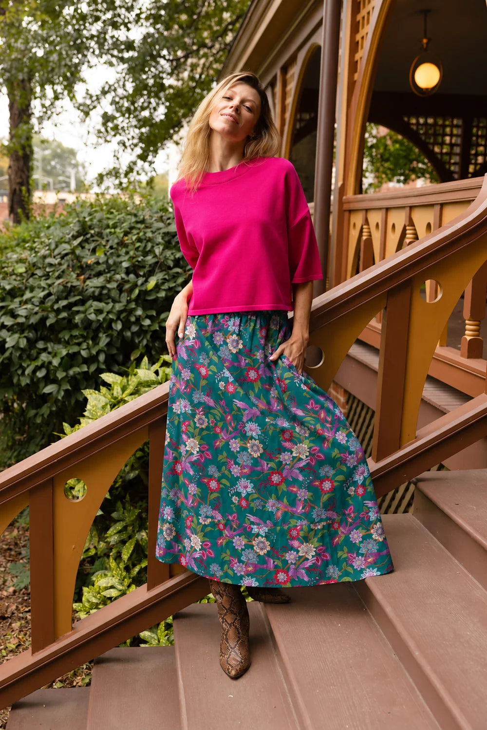 Marisol Skirt Jewel Garden