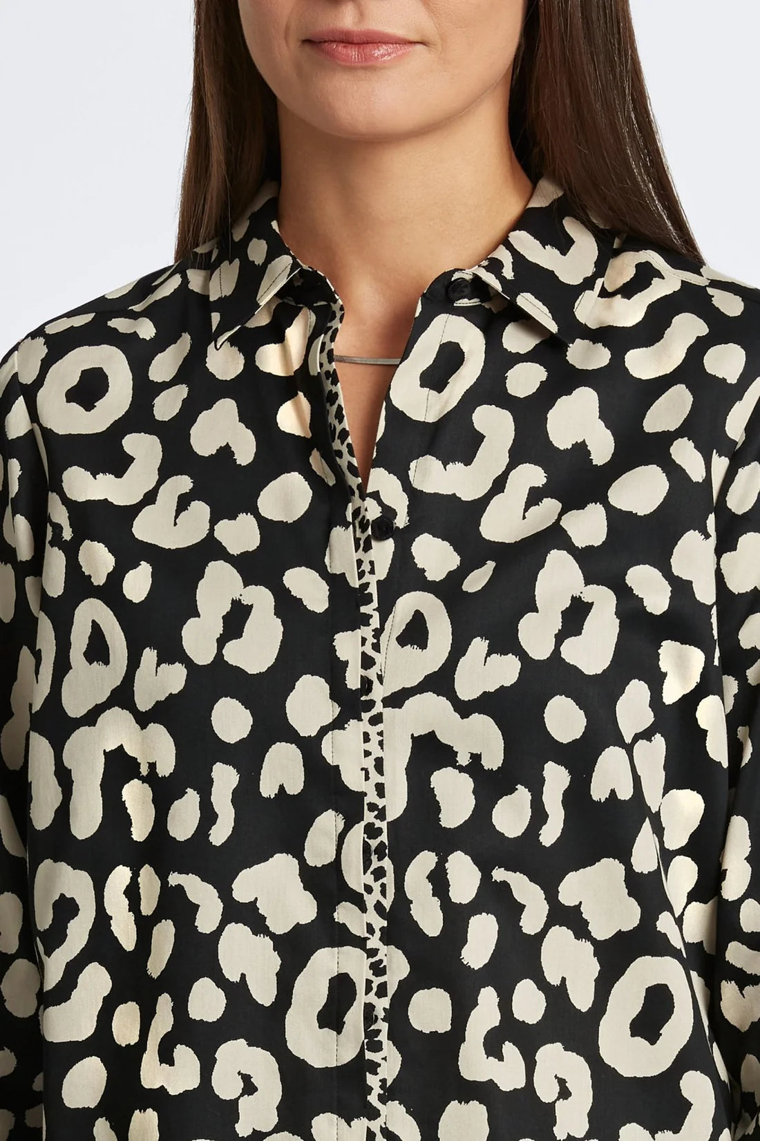 Charlie Long Sleeve Top-Large Cheetah