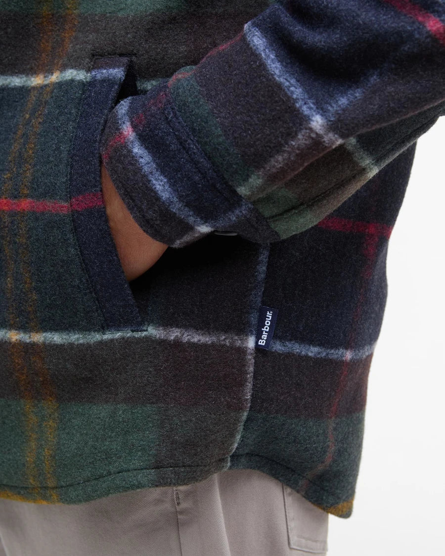 Barbour Chapter Tailored Check Overshirt-Classic Tartan