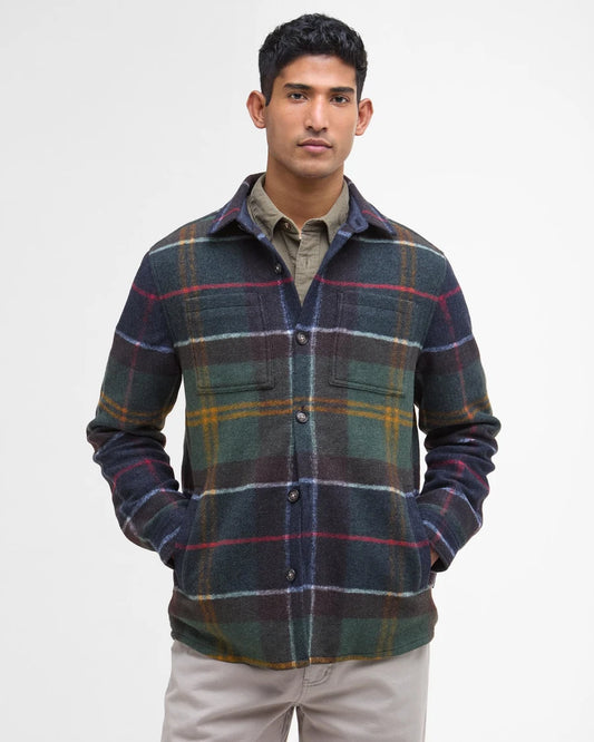 Barbour Chapter Tailored Check Overshirt-Classic Tartan