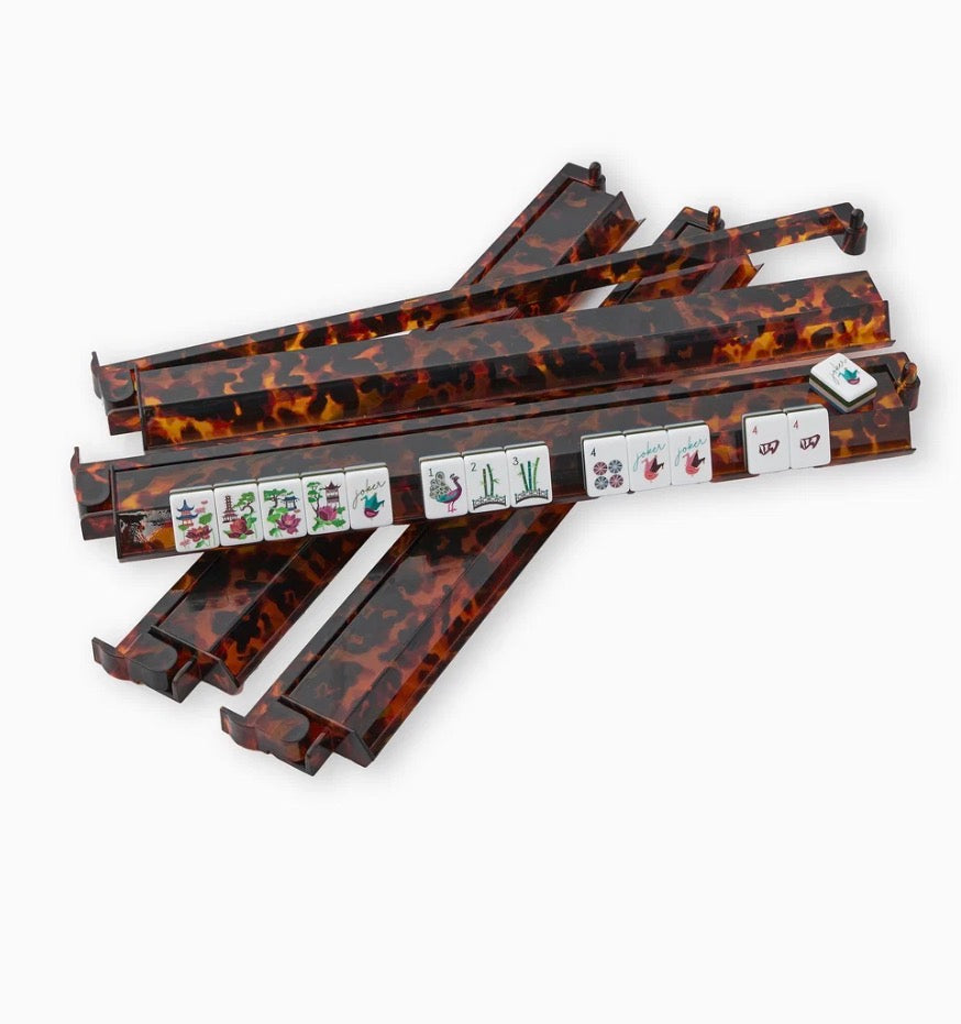 Mahjong Tile Rack & Pusher Set