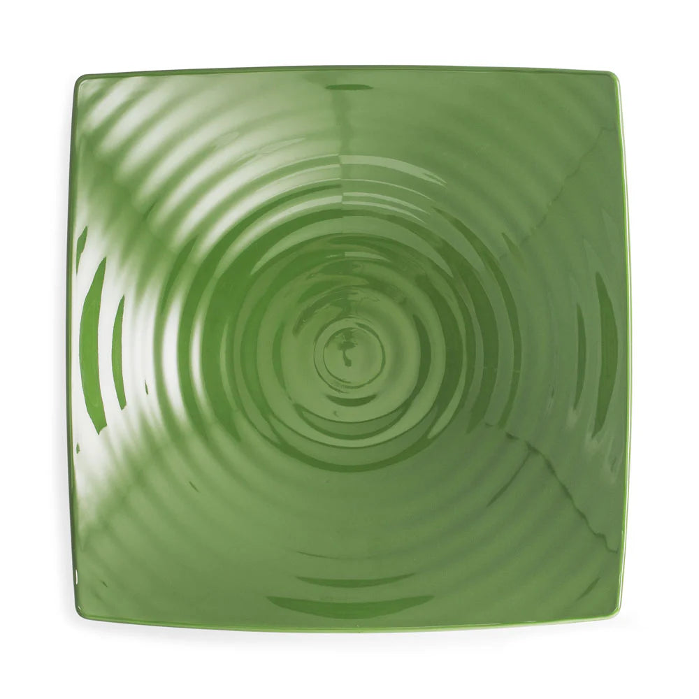 Zen Green Melamine Serving Bowl