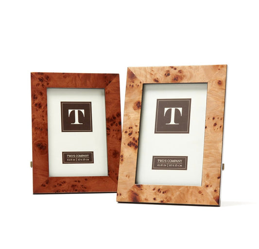 Burled Wood Frame