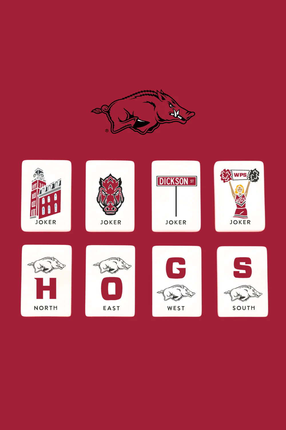 University of Arkansas Mahjong Tiles
