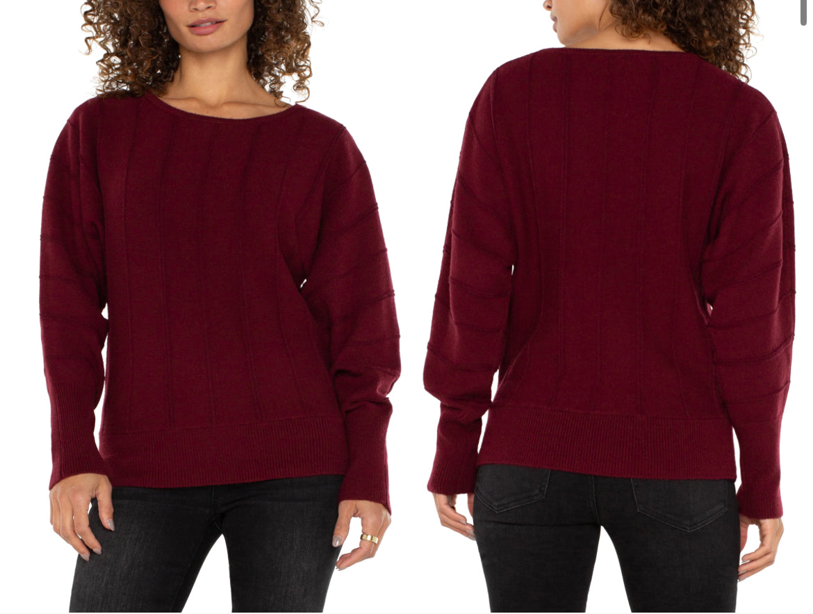 Liverpool Dolman Sweater with Stripe