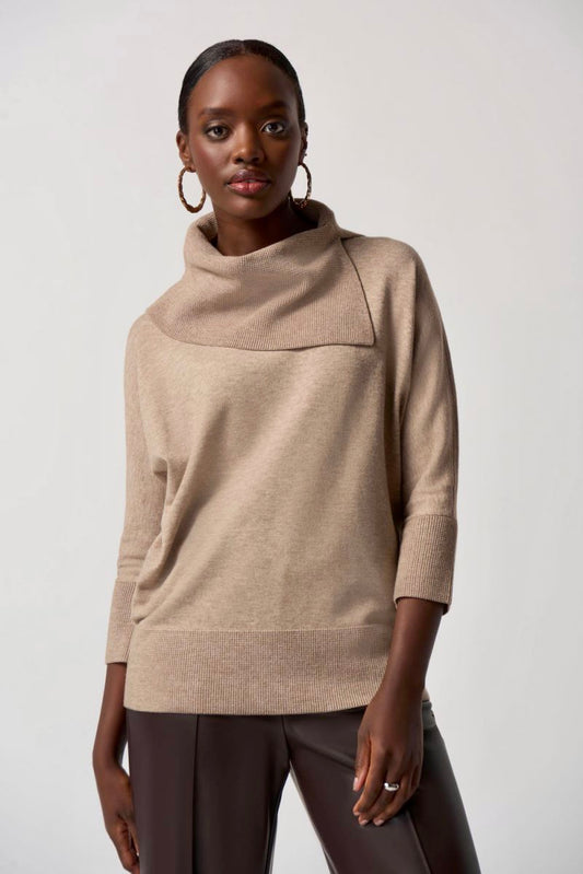 Asymmetrical Sweater - Latte