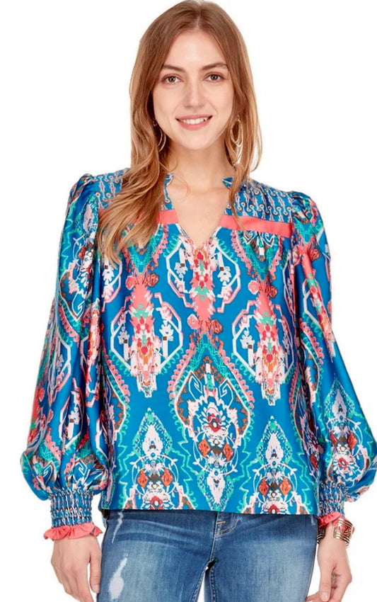 Border Top - Blue