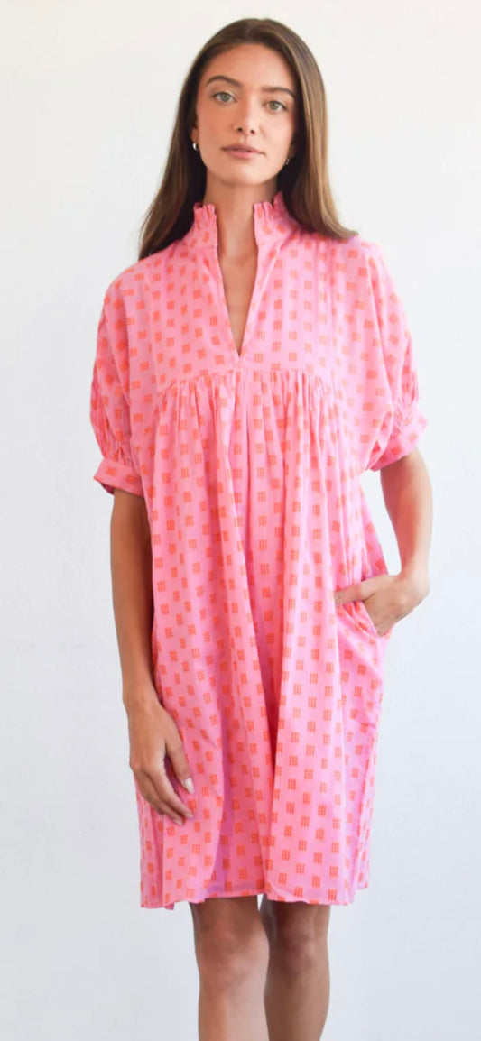 High Neck Dress - 9 Dot Punch