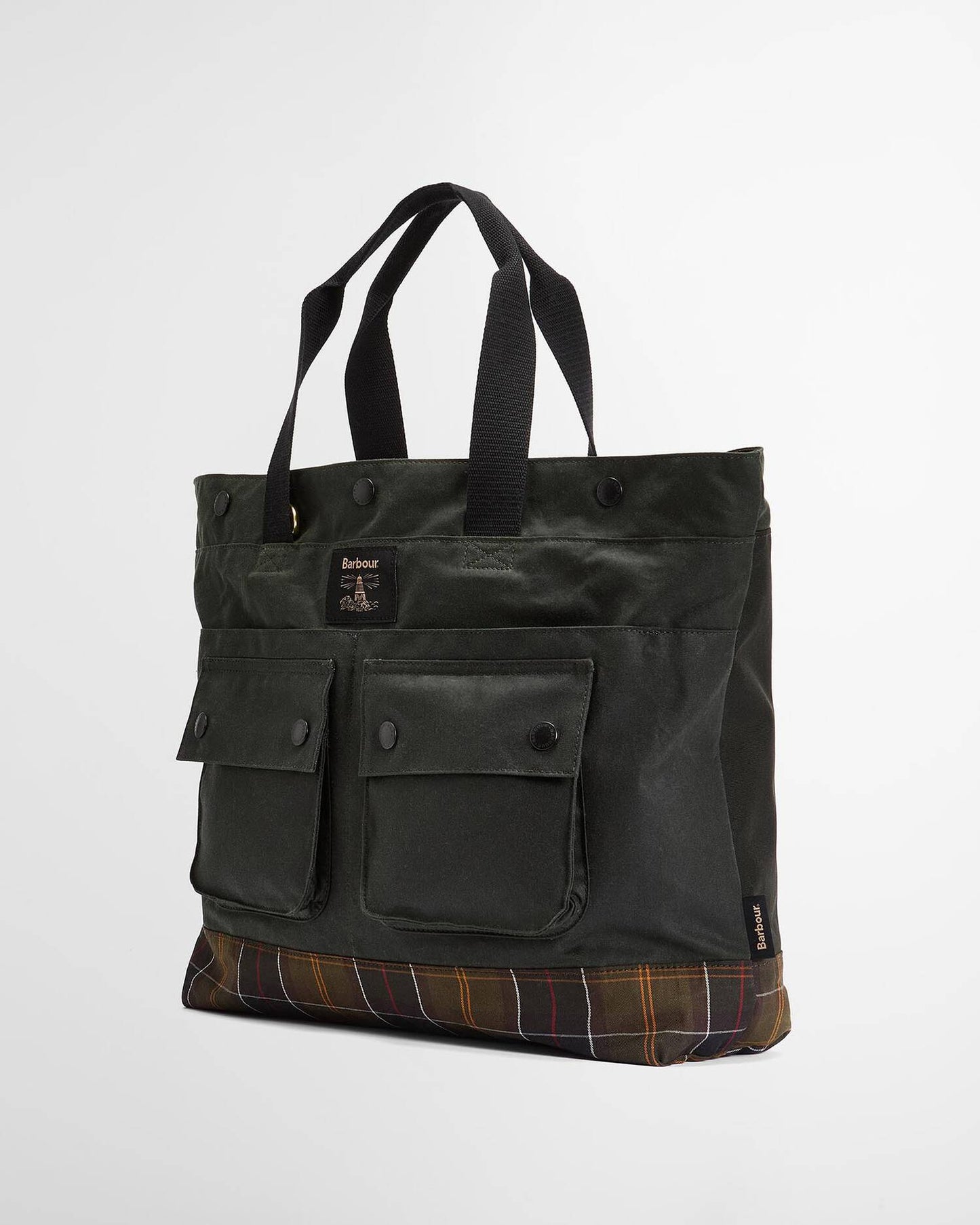 Barbour Field Wax Tote Bage Sage/Classix