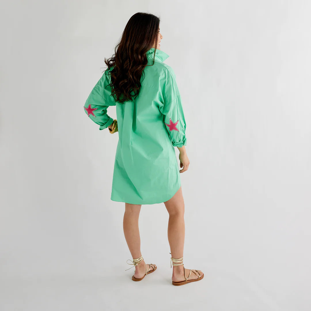 preppy green dress Feeling My Best Kelly Green Scalloped Dress Shop the Mint