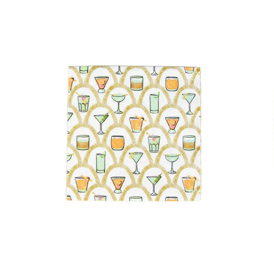 Art Deco Cocktail Napkins