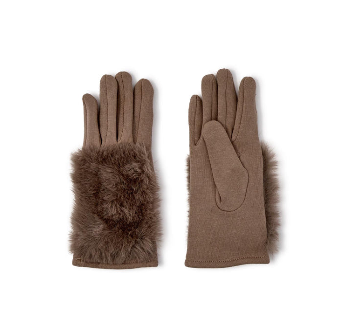 Faux Fur Gloves