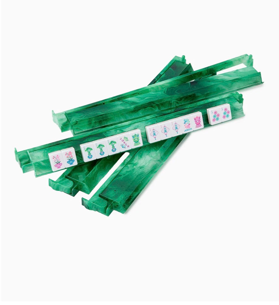Mahjong Tile Rack & Pusher Set