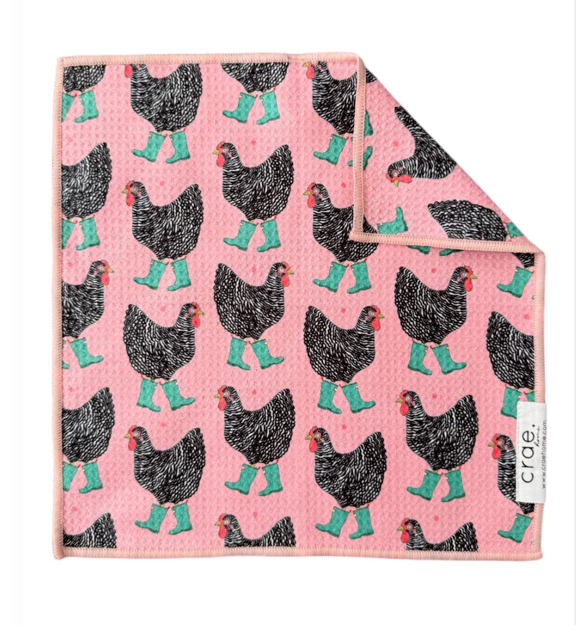 Washcloth-Chick In Boots