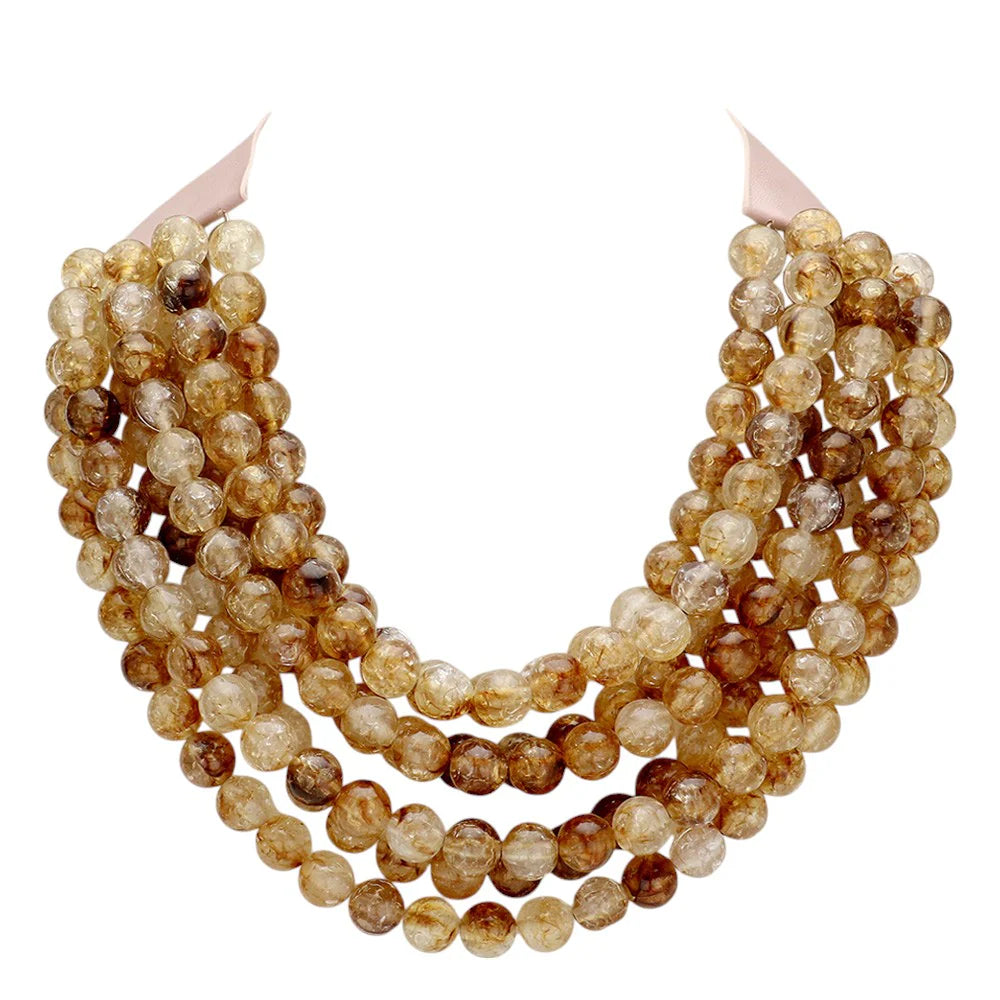 Beaded Chunky Necklace