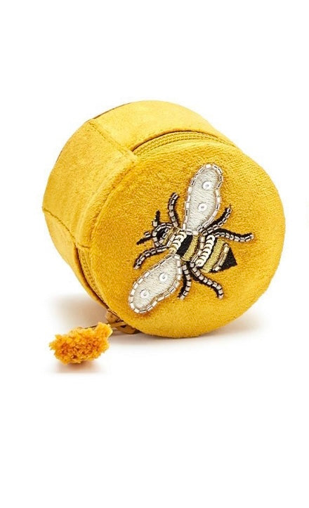 Bee Velvet Pouch