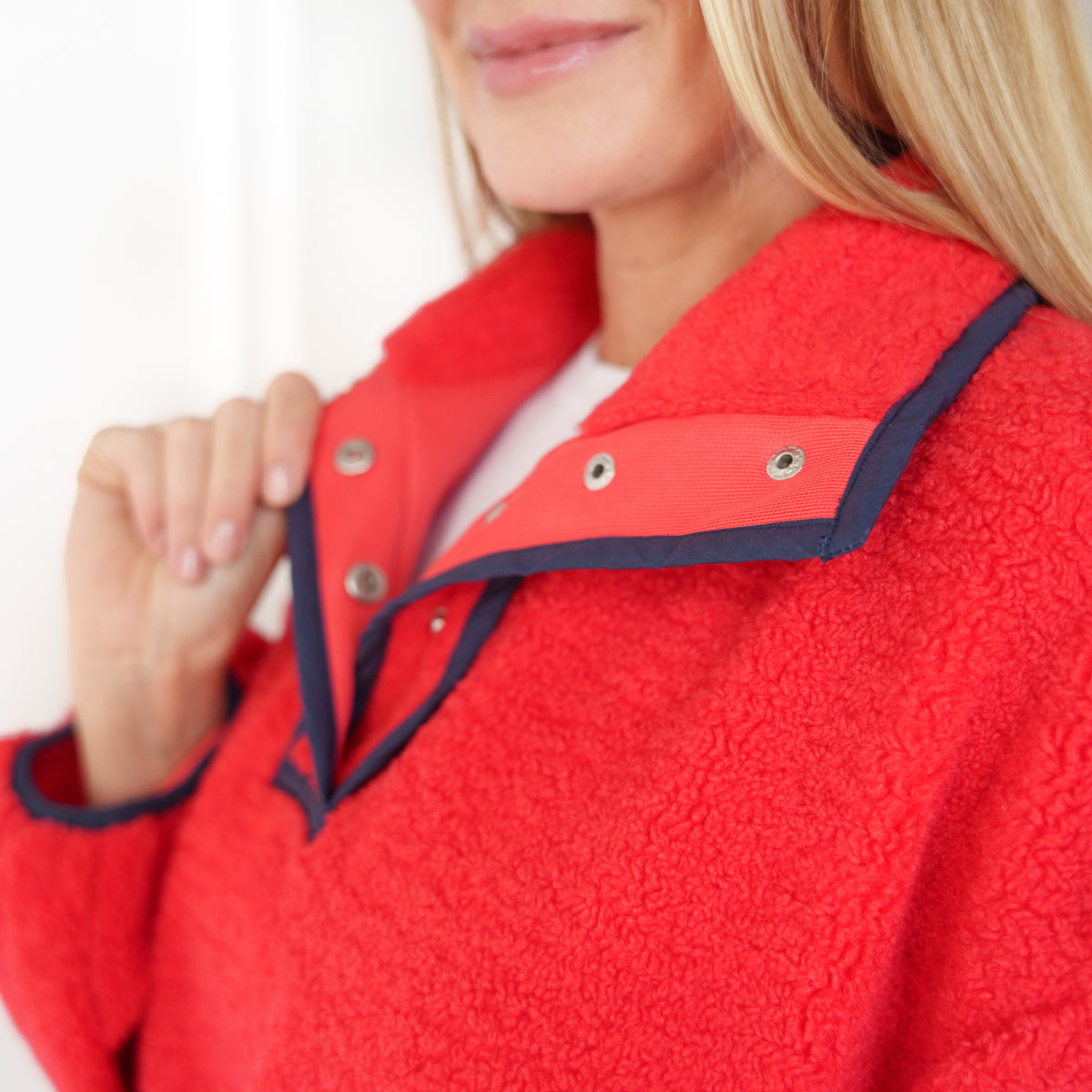 Remi Fleece Quarter Button Up