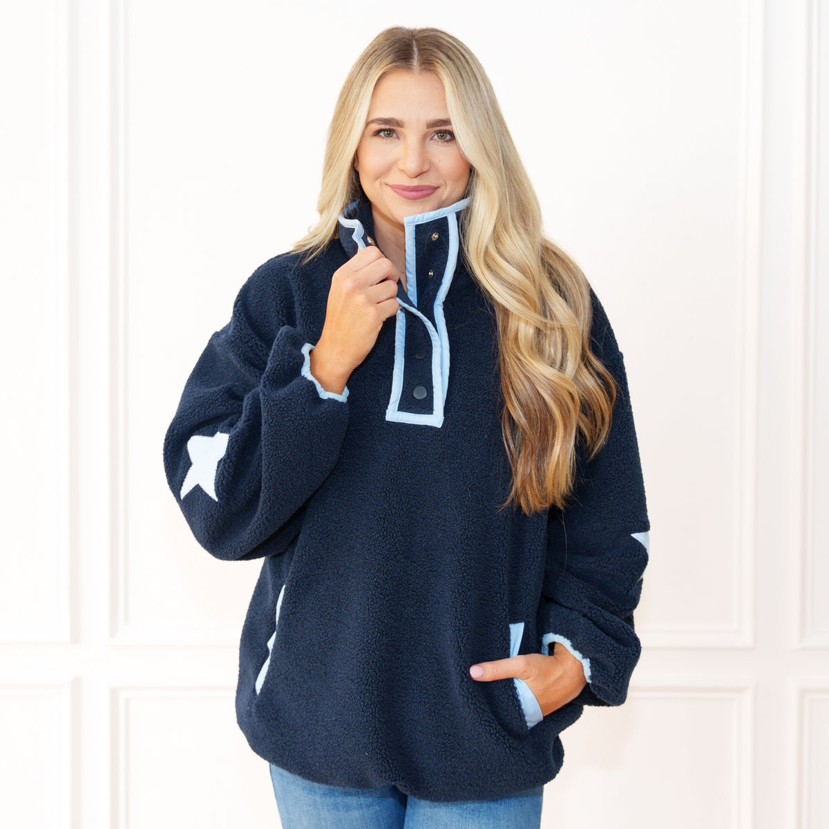 Remi Fleece Quarter Button Up