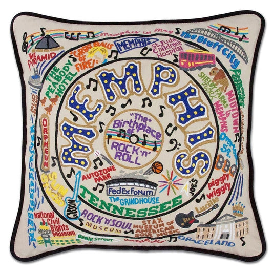 Memphis Embroidered Pillow