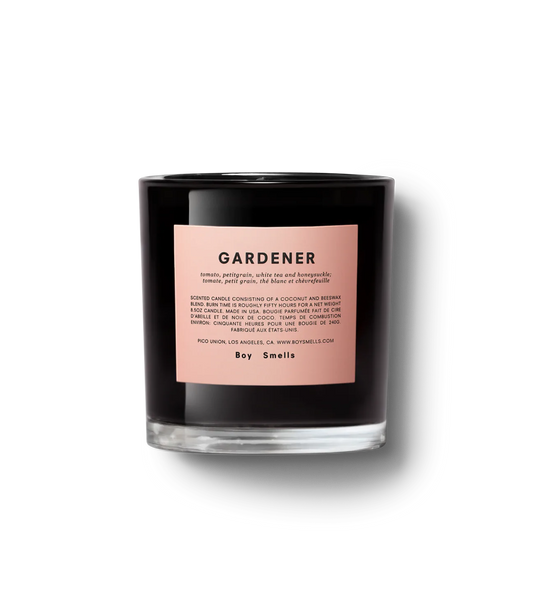 Boy Smells Candle - Gardener