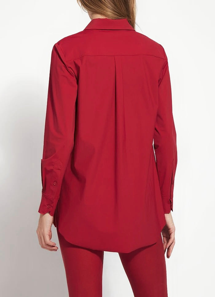 Schiffer Button Down - Red